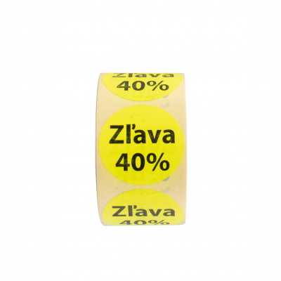 Termo etikety priemer 40 / 40 % zľava