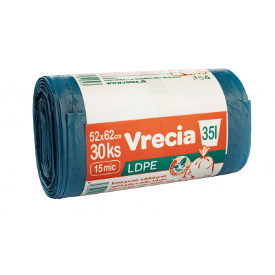 Vrece 52x62 Modré / 30 ks