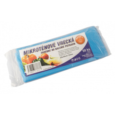 Vrecko 25x35 12 mic Farebné, Balene