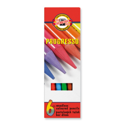 Pastelky KOH-I-NOOR Progresso, sada 6 ks