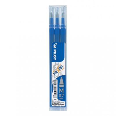Náplň gumovacia PILOT Frixion 0,7 mm/3 ks - modrá