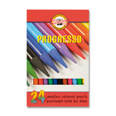 Pastelky KOH-I-NOOR Progresso, sada 24 ks