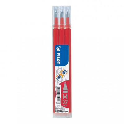 Náplň gumovacia PILOT Frixion 0,7 mm/3 ks - červená