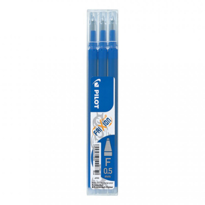 Náplň gumovacia PILOT Frixion 0,5 mm/3 ks - modrá